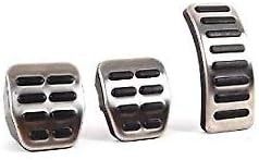 Pedal Set, Stainless Steel, RHD, manual