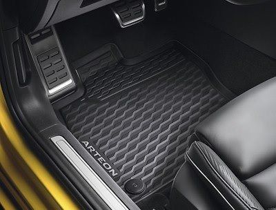 Floor Mats, Rubber Black