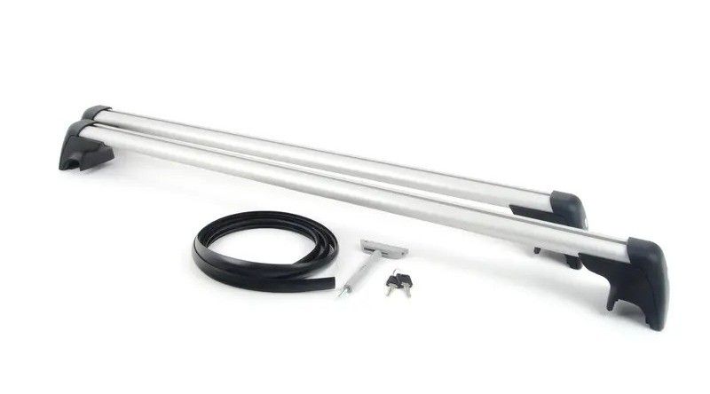 Roof Bars (pair), Silver, lockable